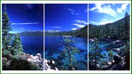 Crystal Clear View, East Shore ,Lake Tahoe.