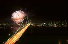 K-Boom Fireworks, Bay Bridge SF.